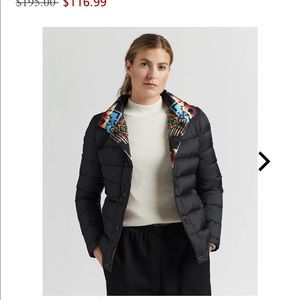 Pendleton packable down reversible jacket